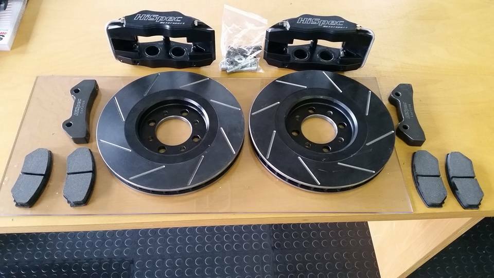 4Kolben Rennbremse 275x24 - für 13' oder 15' kit gros frein pour Seven, westfield / Caterham