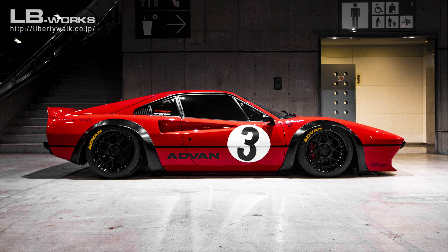 Liberty Walk LB-Works Widebody Kit suitable for Ferrari 308