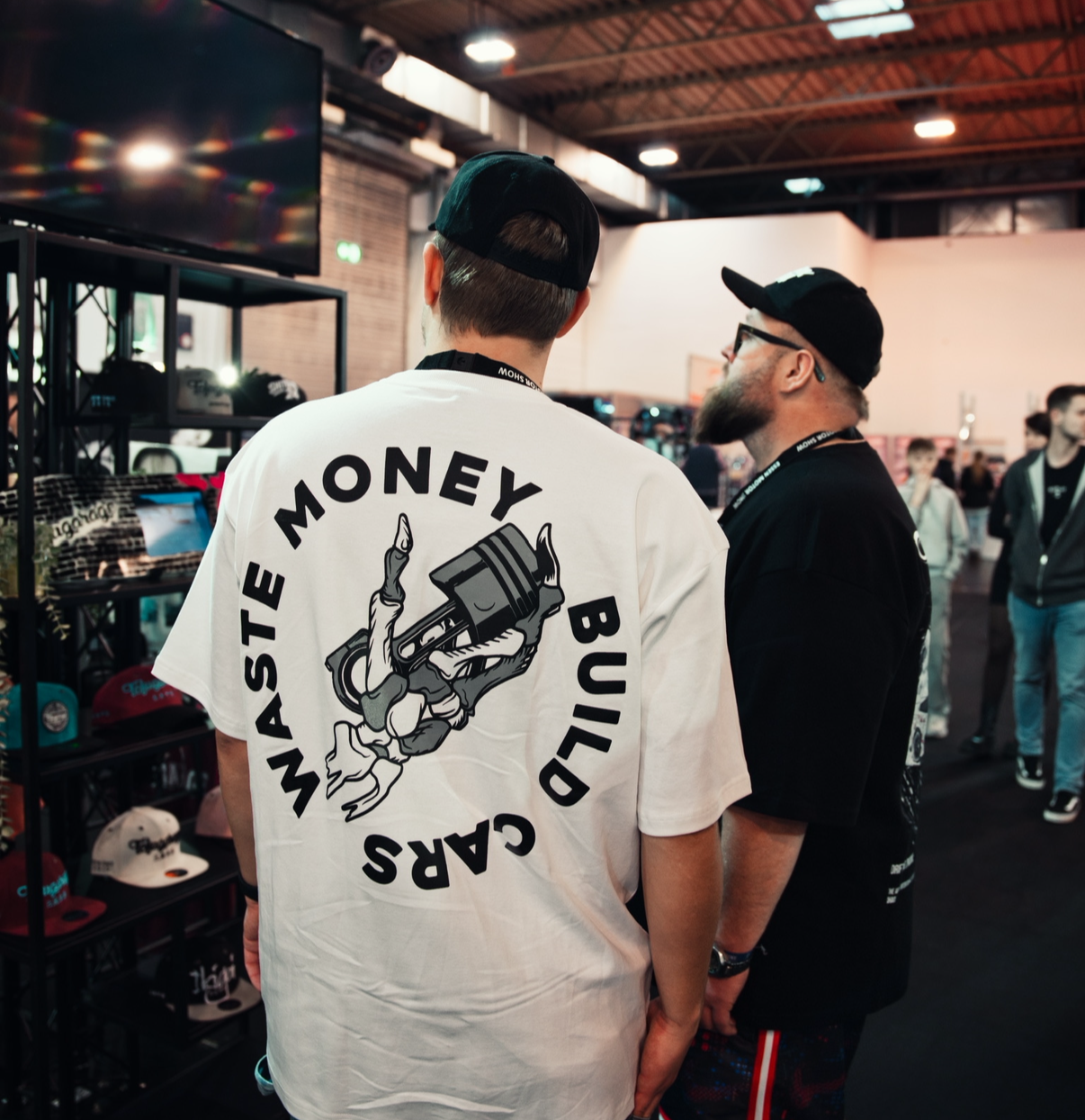 WASTE MONEY BUILD CARS - TSHIRT