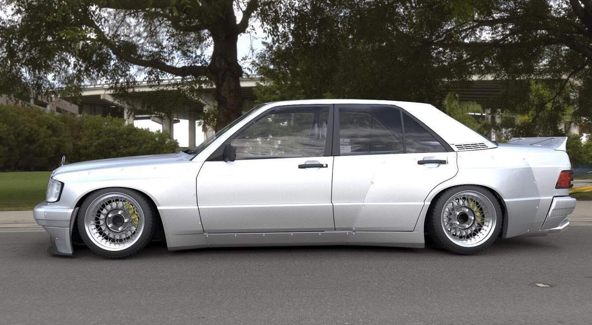 PandeM Kit suitable for Mercedes Benz 190E w201