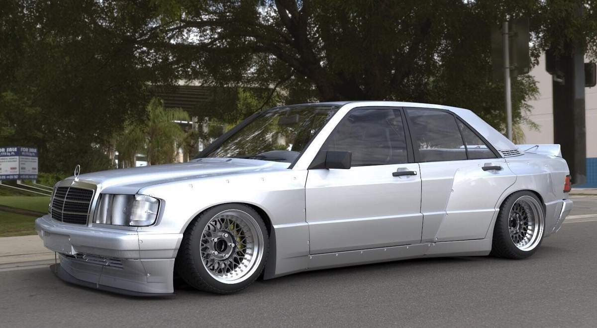 PandeM Kit suitable for Mercedes Benz 190E w201