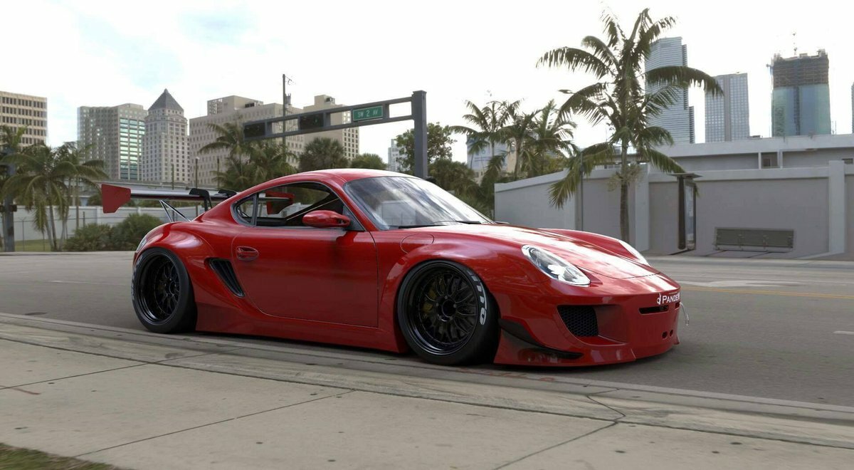 PandeM suitable for Porsche Cayman 987.1 V1 Kit