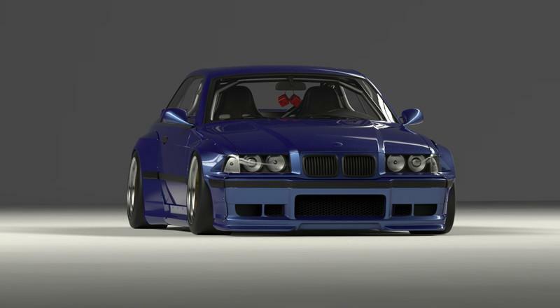 PandeM Aero Kit suitable for BMW E36 M3