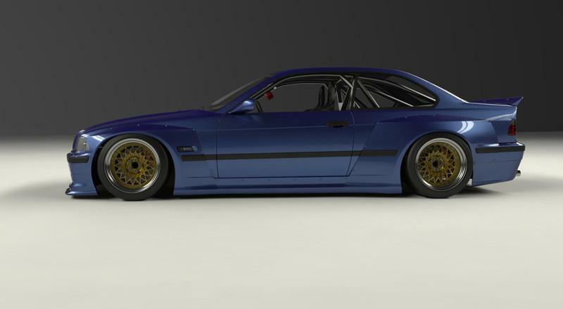 PandeM Aero Kit suitable for BMW E36 M3