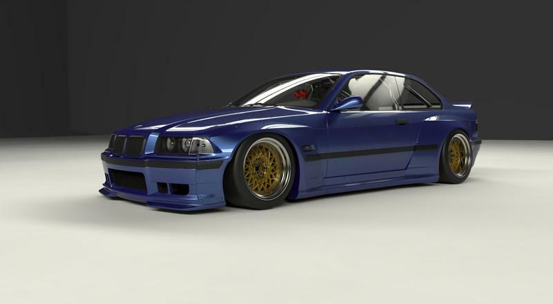 PandeM Aero Kit suitable for BMW E36 M3