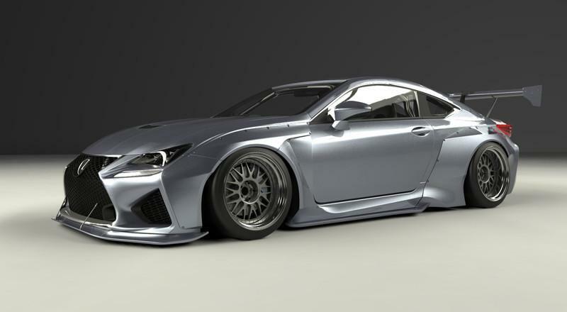 PandeM Widebody Kit suitable for Lexus RC-F