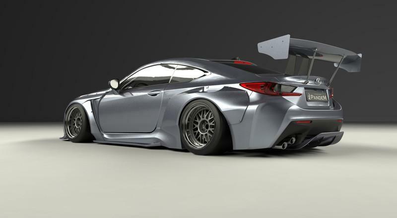 PandeM Widebody Kit suitable for Lexus RC-F