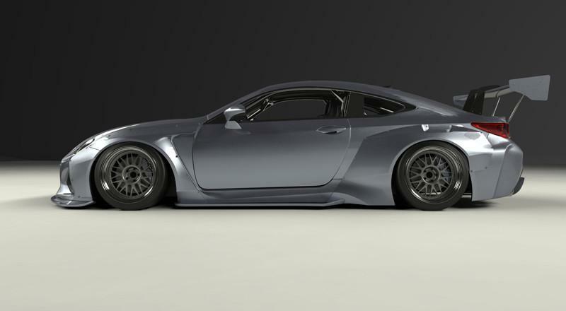 PandeM Widebody Kit suitable for Lexus RC-F