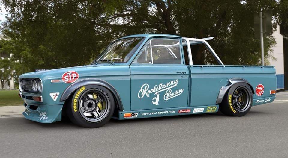 PandeM Pickup Widebody Kit suitable for Datsun 521