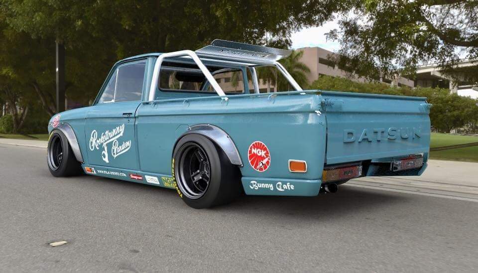 PandeM Pickup Widebody Kit suitable for Datsun 521