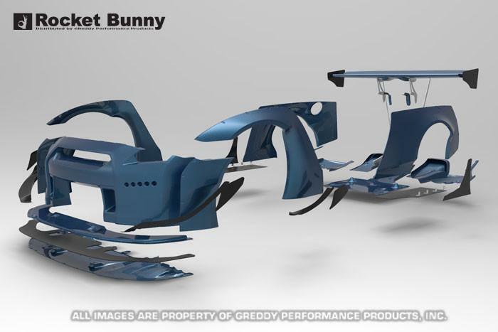 Rocket Bunny V1 Widebody Aero Kit suitable for Nissan GTR