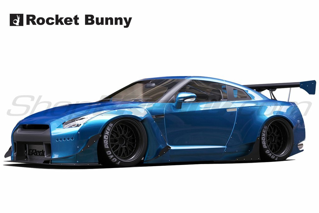 Rocket Bunny V1 Widebody Aero Kit suitable for Nissan GTR