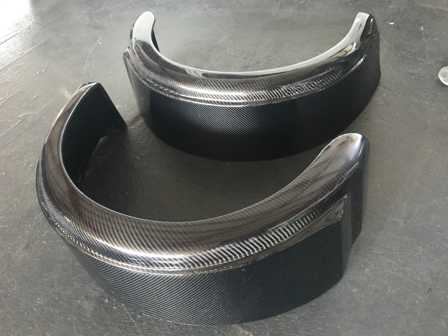 carbon Westfield ZK (240mm) detachable rear arch standard size 
- normal breite hintere abnehmbare Carbon Kotflügel für Westfield classik bodywork