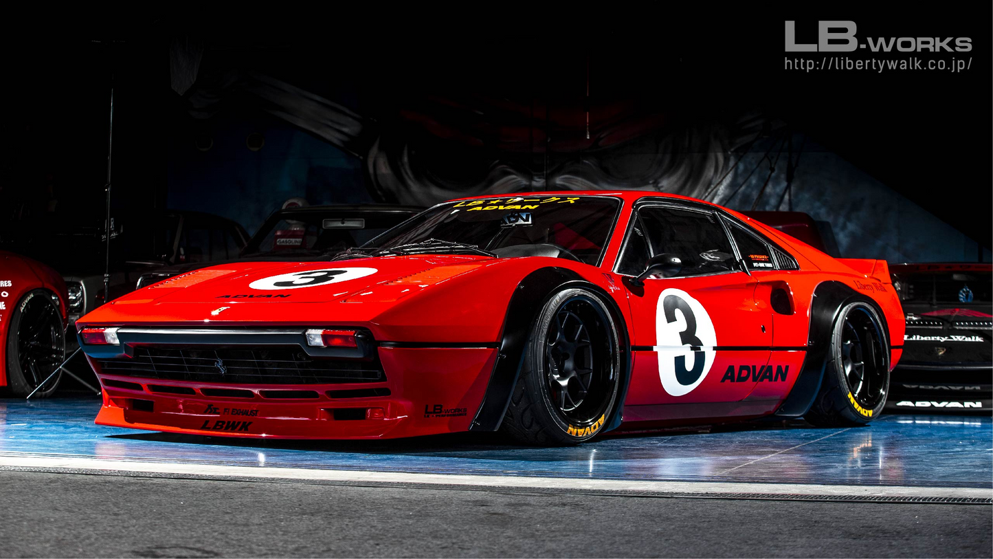 Liberty Walk LB-Works Widebody Kit suitable for Ferrari 308