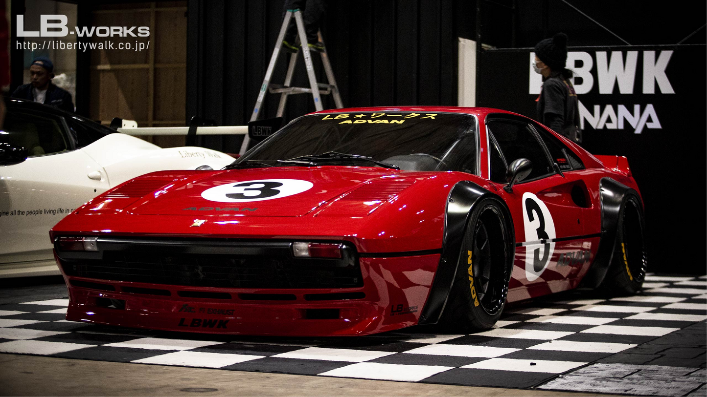 Liberty Walk LB-Works Widebody Kit suitable for Ferrari 308