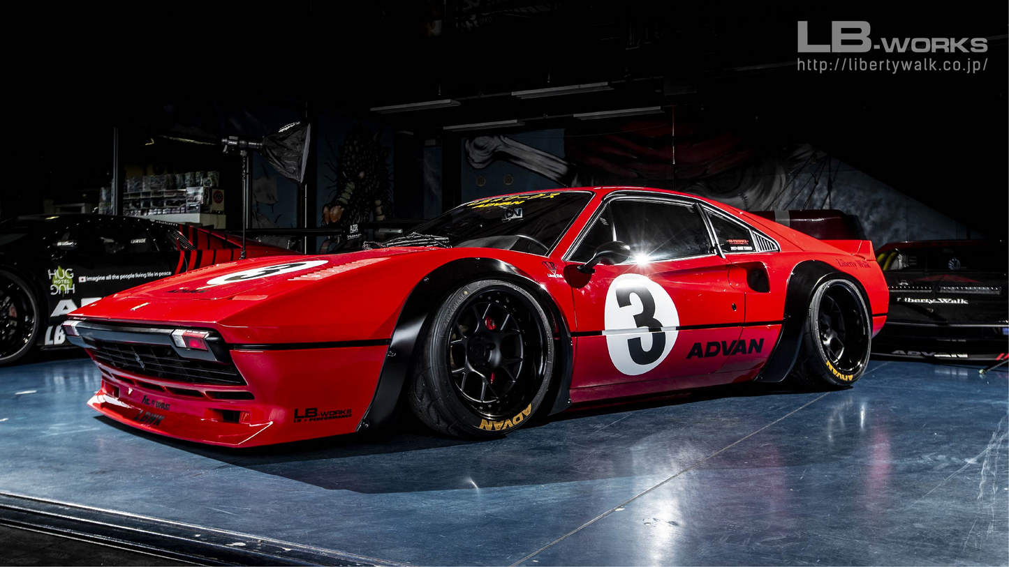 Liberty Walk LB-Works Widebody Kit suitable for Ferrari 308