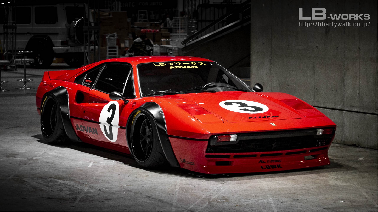 Liberty Walk LB-Works Widebody Kit suitable for Ferrari 308