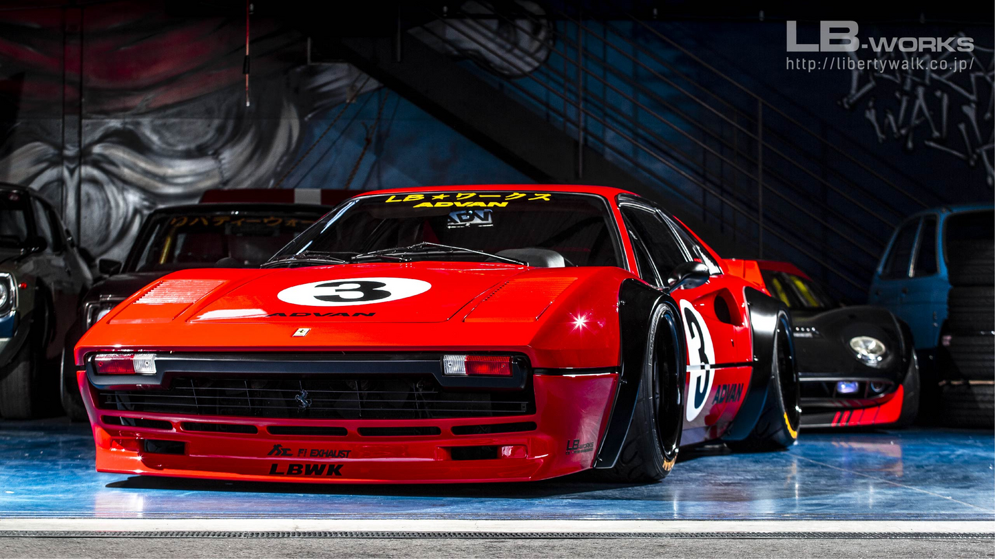 Liberty Walk LB-Works Widebody Kit suitable for Ferrari 308