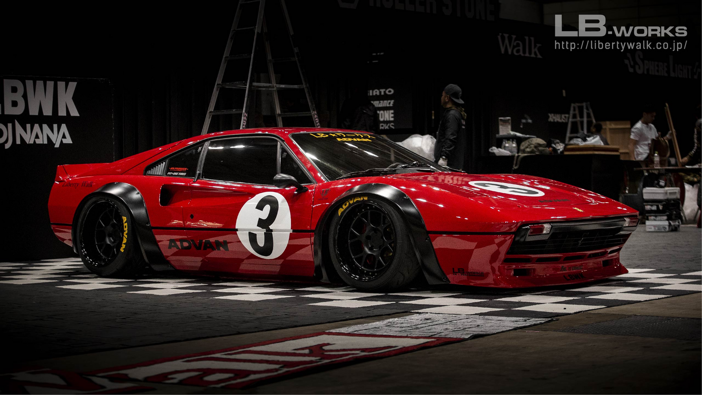 Liberty Walk LB-Works Widebody Kit suitable for Ferrari 308