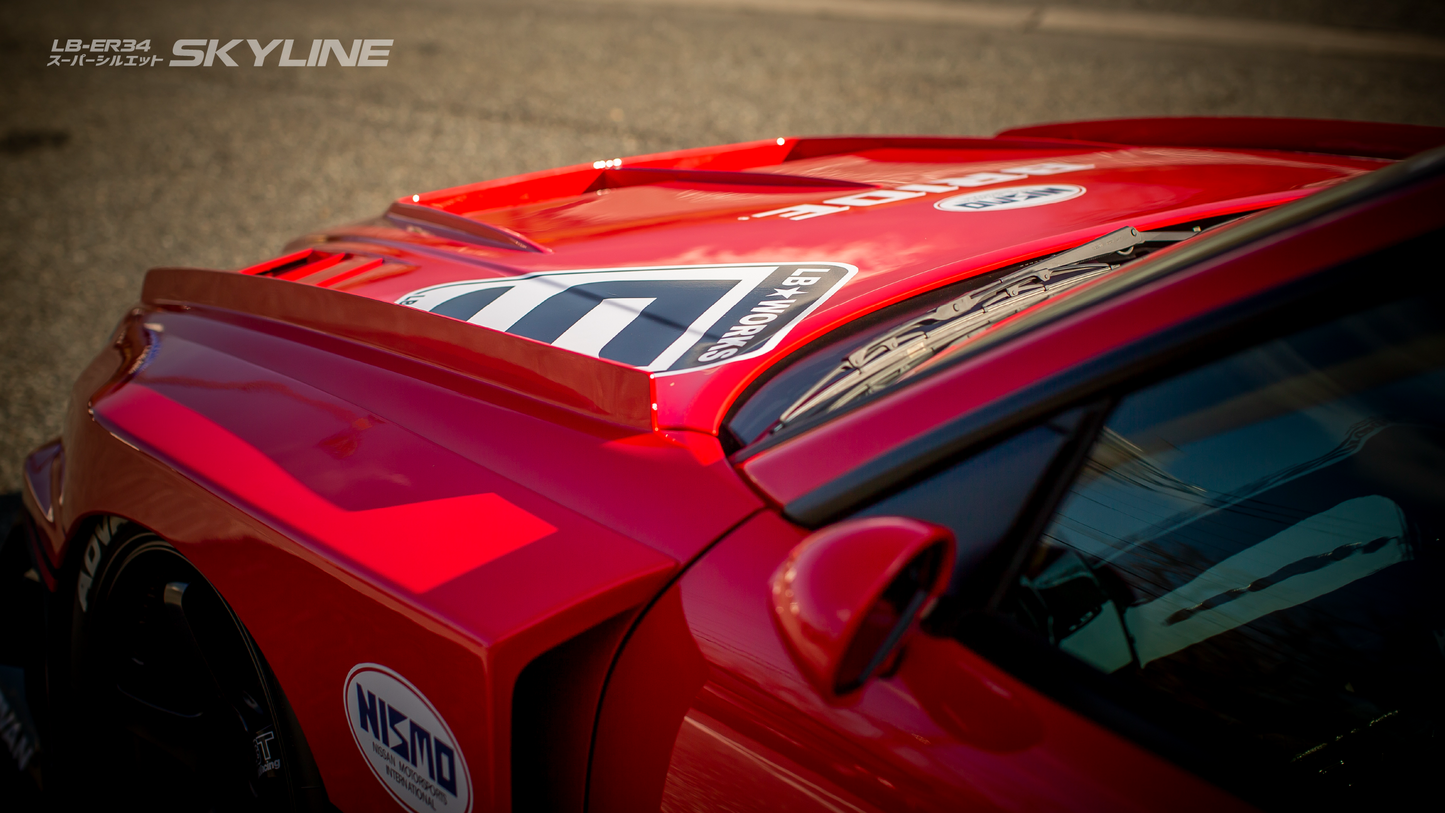 LB-ER34 Super Silhouette Aero Bodykit suitable for Nissan Skyline