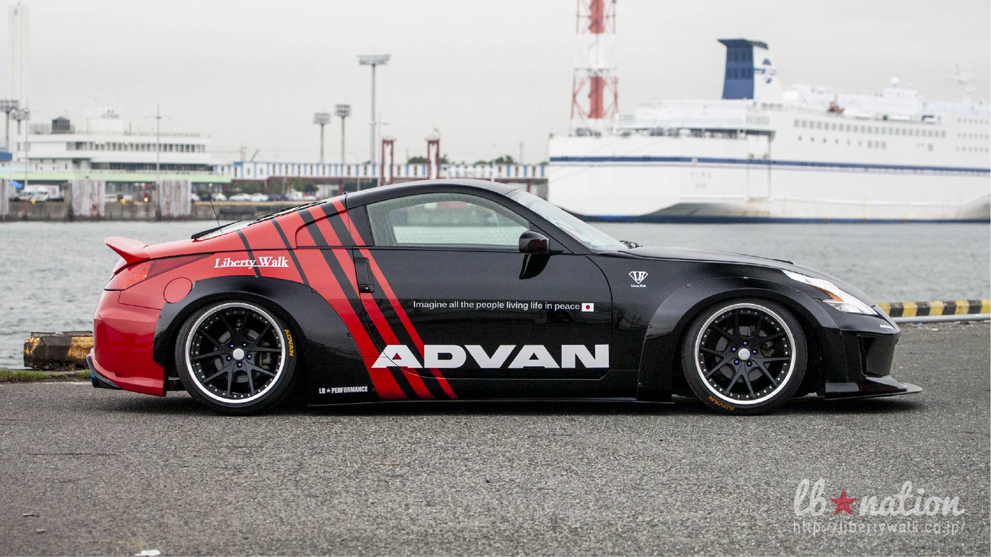 Liberty Walk LB-Works Widebody Aero Kit suitable for Nissan 350Z