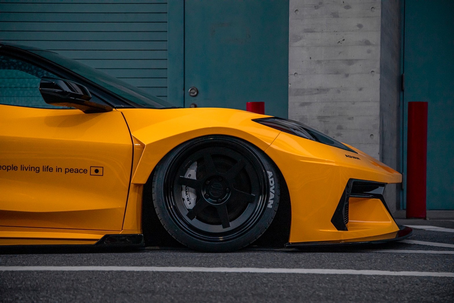 Liberty Walk Lb-Works suitable for Chevrolet Corvette C8