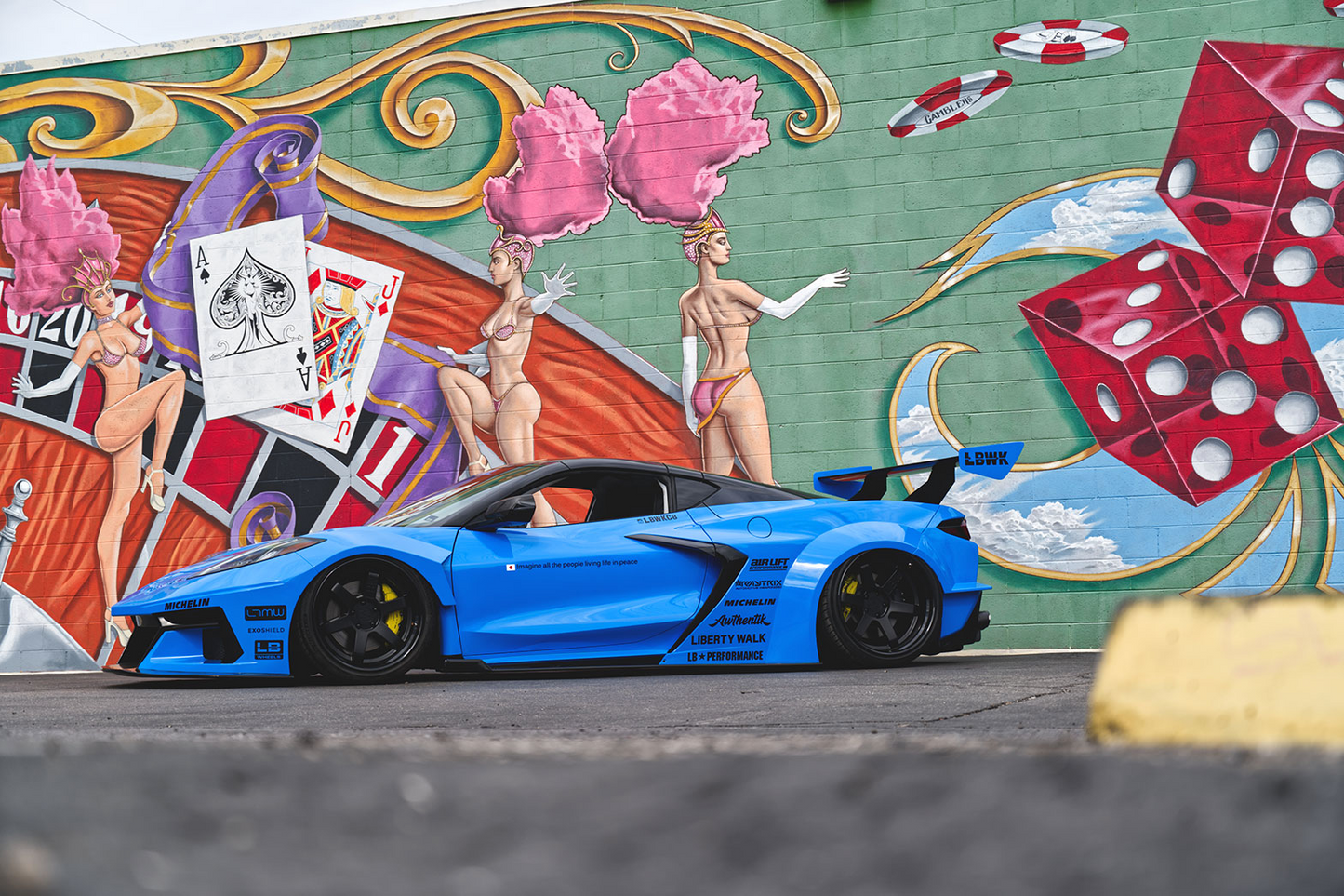 Liberty Walk Lb-Works suitable for Chevrolet Corvette C8