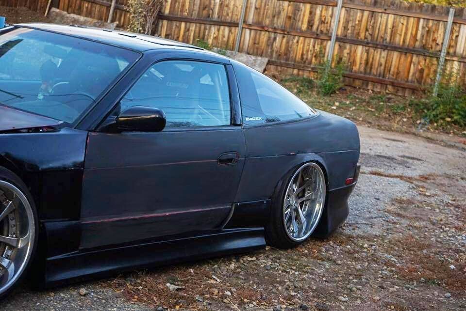 4 Piece Polyurethane Full Body Kit suiting for Nissan 200sx 180sx 240sx S13 Hatchback 1989-1994