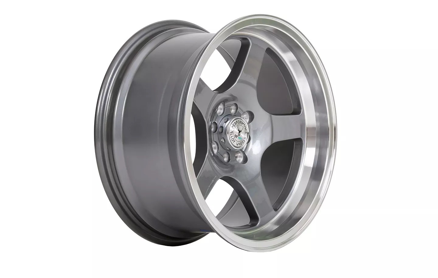 D-004 Glossy Gunmetal/Polished Lip