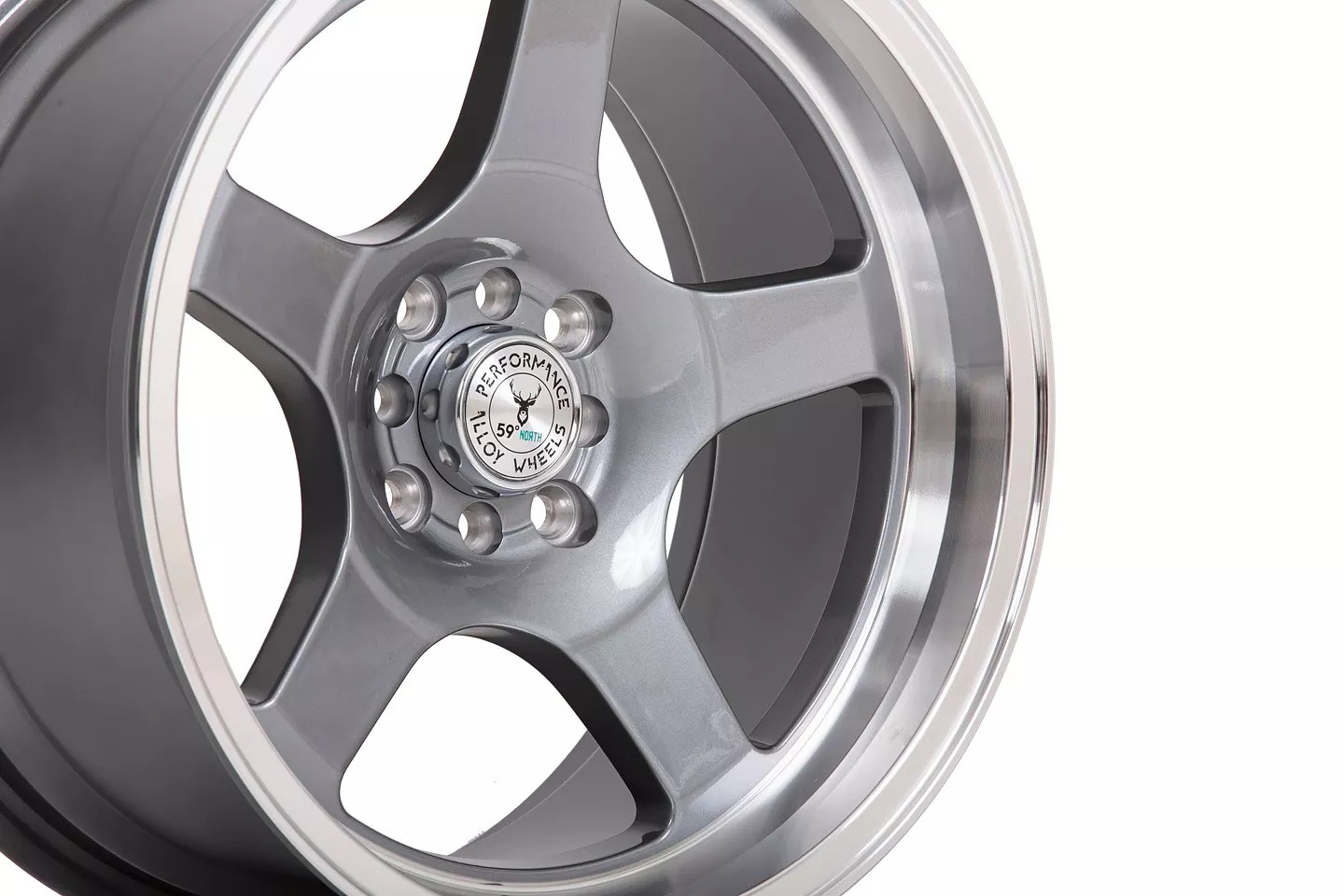 D-004 Glossy Gunmetal/Polished Lip
