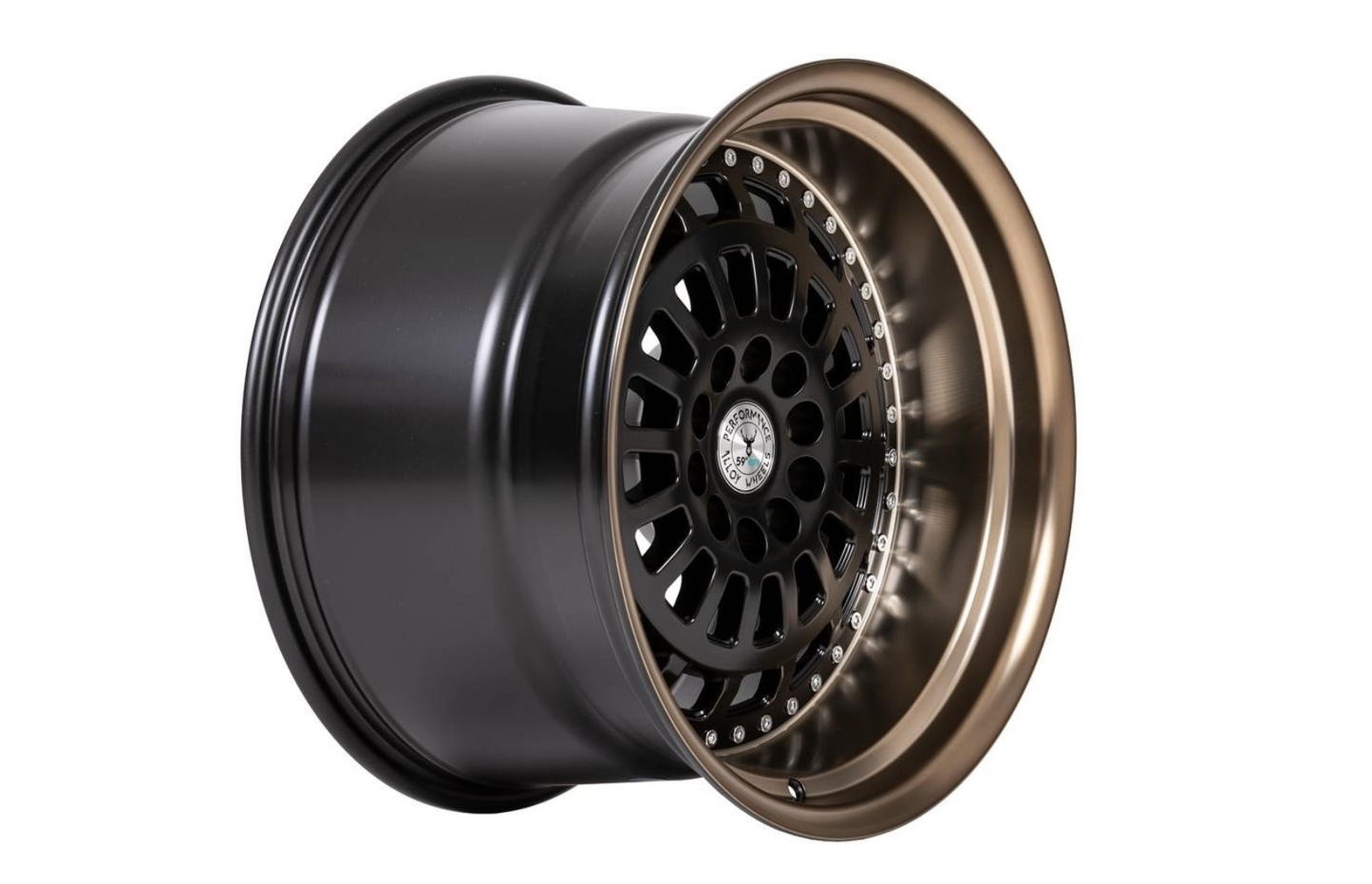 D-007 Matteblack/Bronzelip