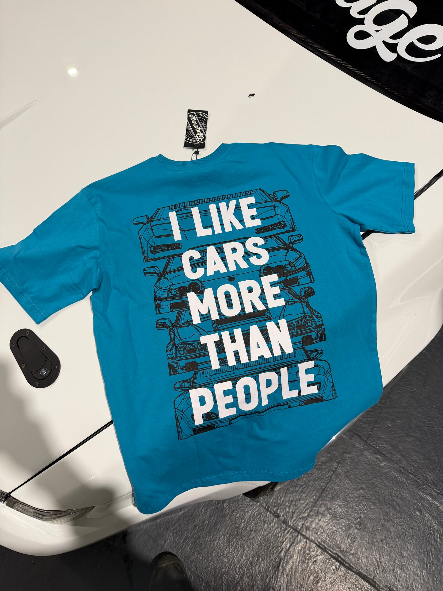 I LIKE CARS MORE THAN PEOPLE - T SHIRT